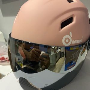 Odoland Pink Ski Helmet
